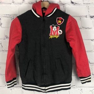 NWOT Micky Mouse Fleece Jacket Boys Sz M